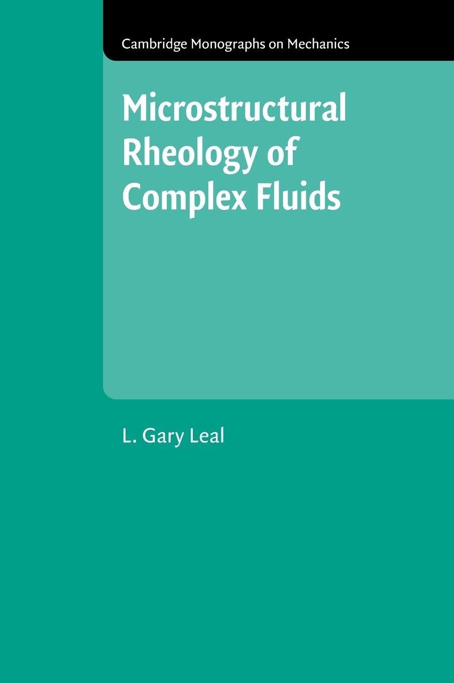Microstructural Rheology of Complex Fluids - Orginal Pdf